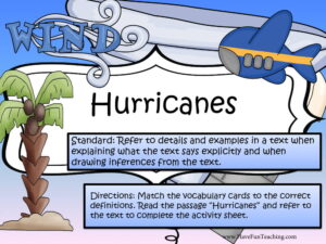 Hurricanes Reading Comprehension Activity
