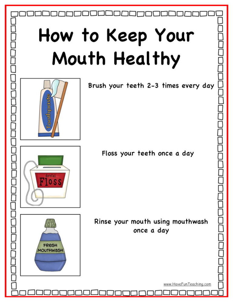 Dental Hygiene Classroom Poster