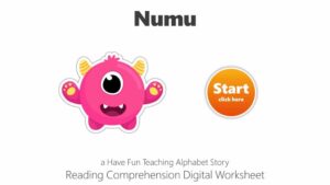 Letter N Numu Alphabet Stories Reading Comprehension Digital Worksheet Google Classroom