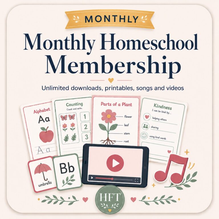 Monthly Homeschool Membership
