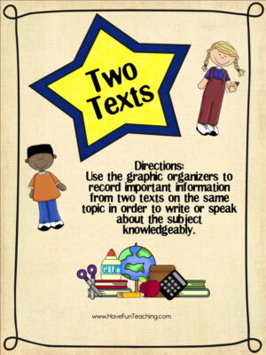 two texts important information activity