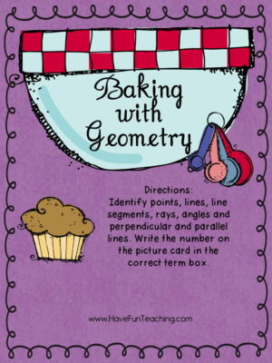 Baking with Geometry Activity