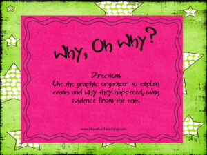 Why oh Why Story Details Activity