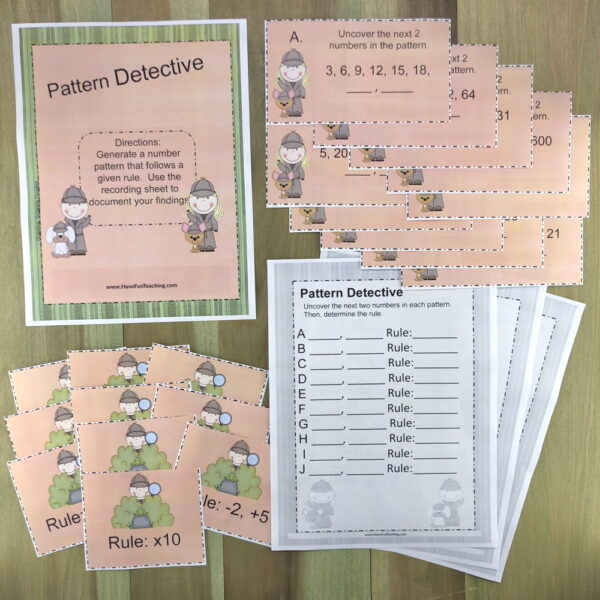 Pattern Detective Activity - Have Fun Teaching