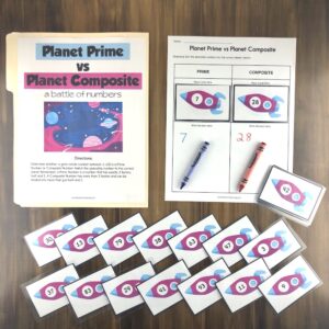 Prime Numbers Activity