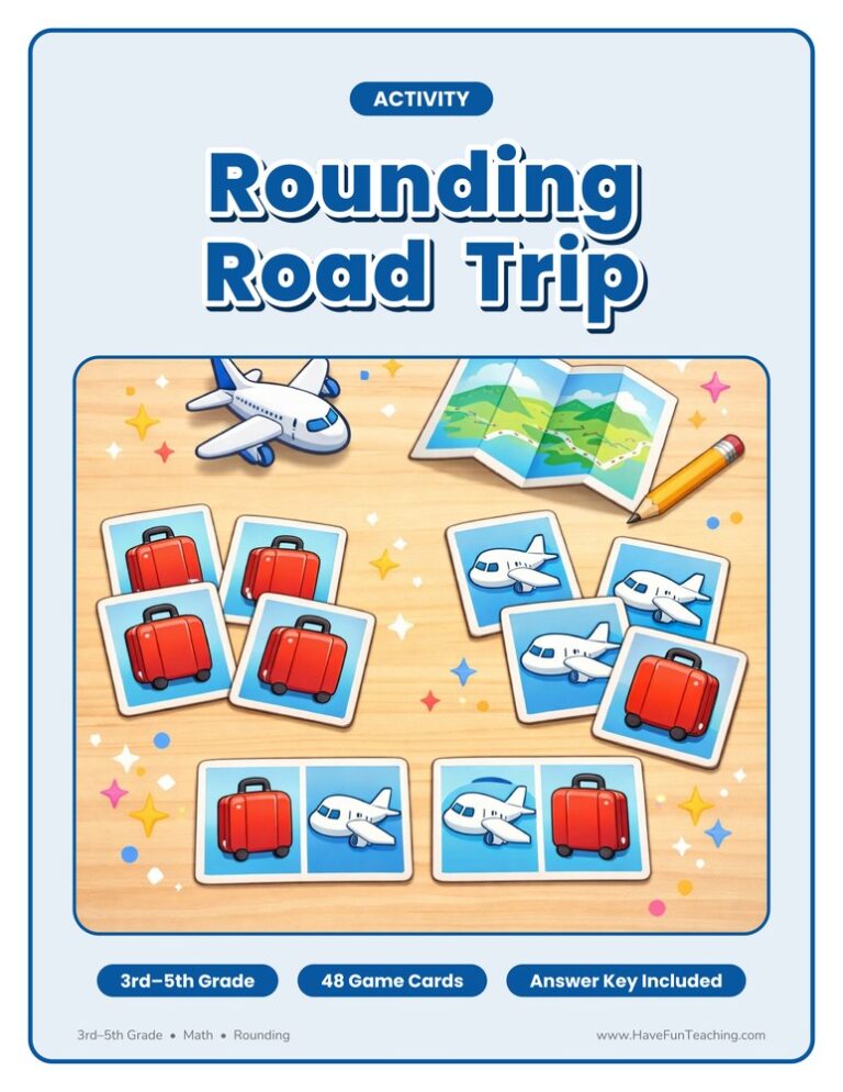 Rounding Road Trip Activity