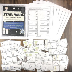 Star Wars Rays and Angles Activity