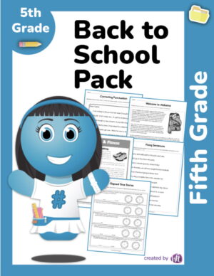 Fifth Grade Back To School Pack