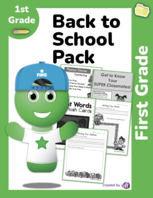 First Grade Back To School Pack