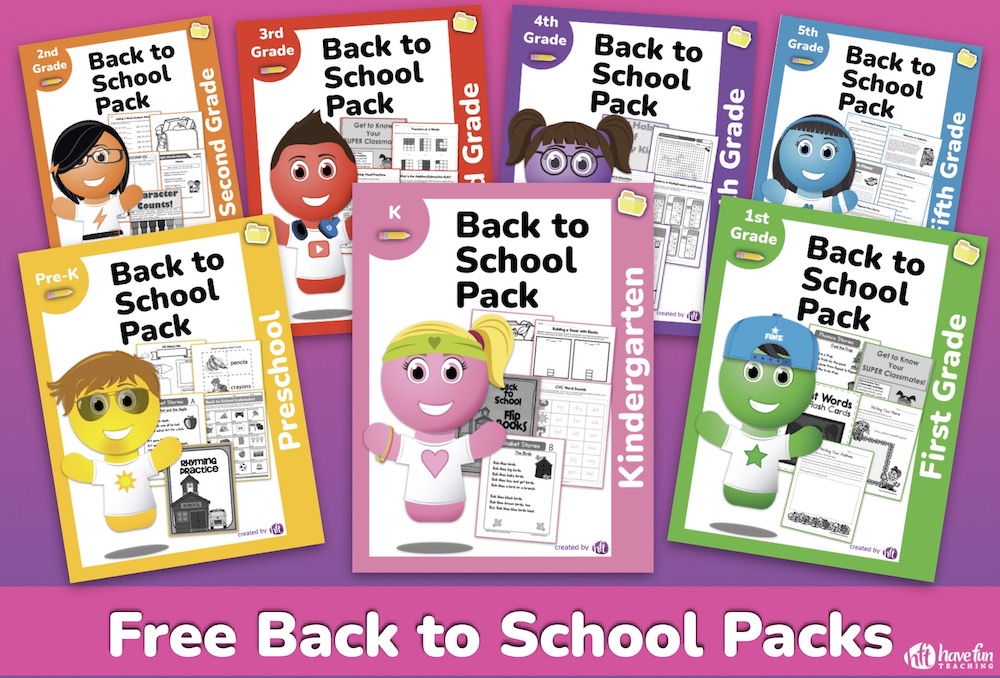 Back to School Packs for Teachers
