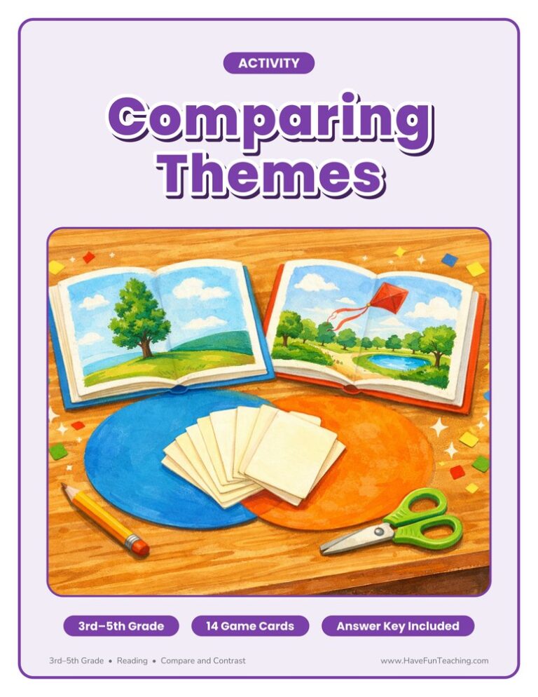 Comparing Themes of Two Stories Activity