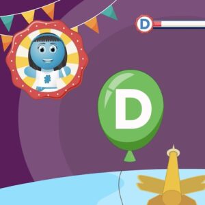 Letter D Song Pop the Balloon with the Letter D