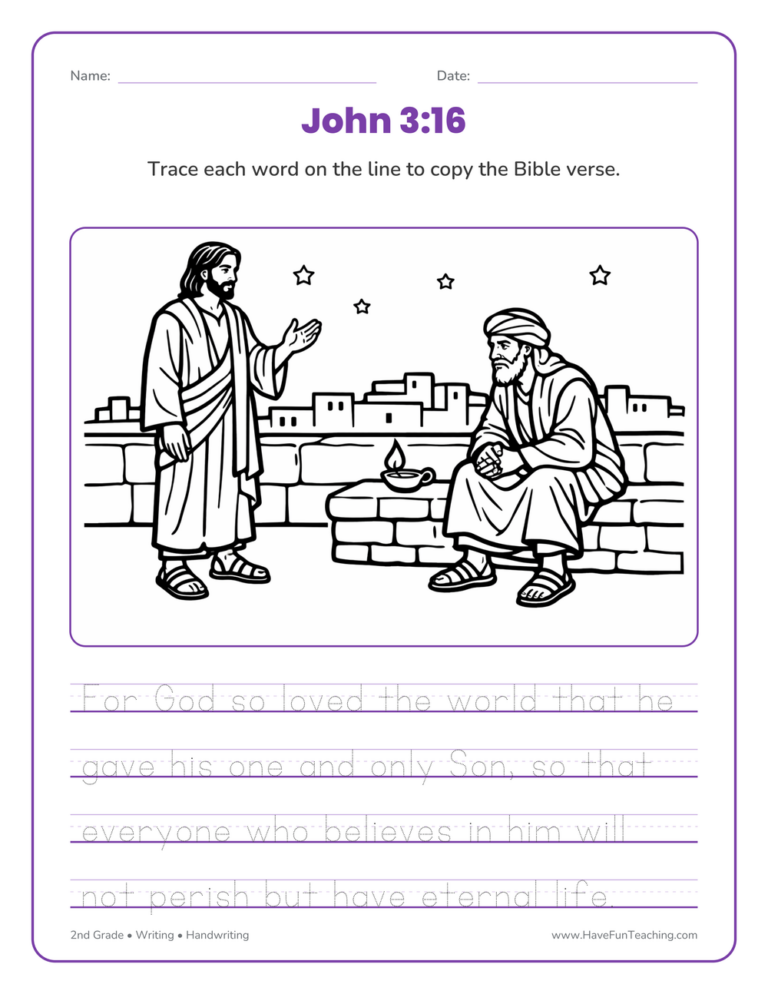 Scripture Handwriting Practice Collection