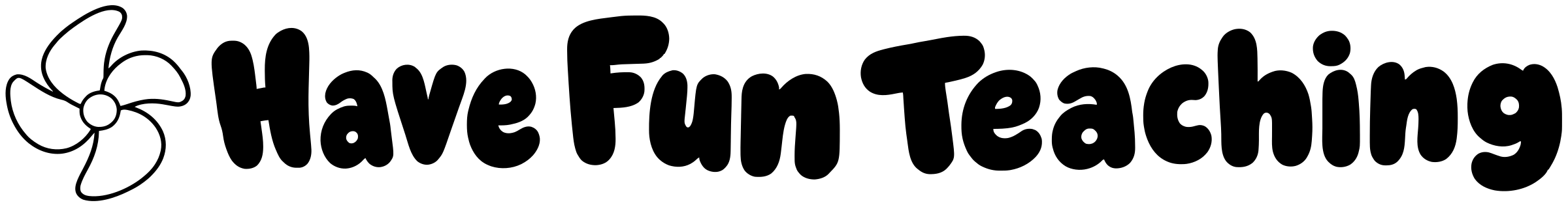 Have Fun Teaching one-color black logo