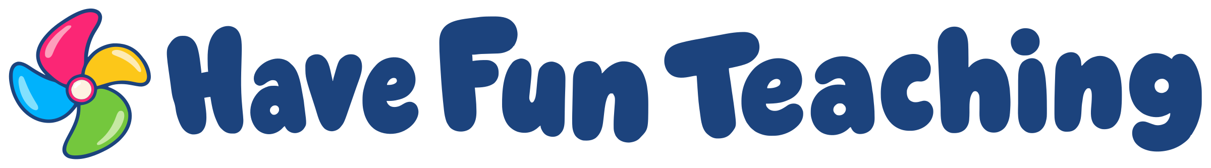 Have Fun Teaching full color logo with white edge