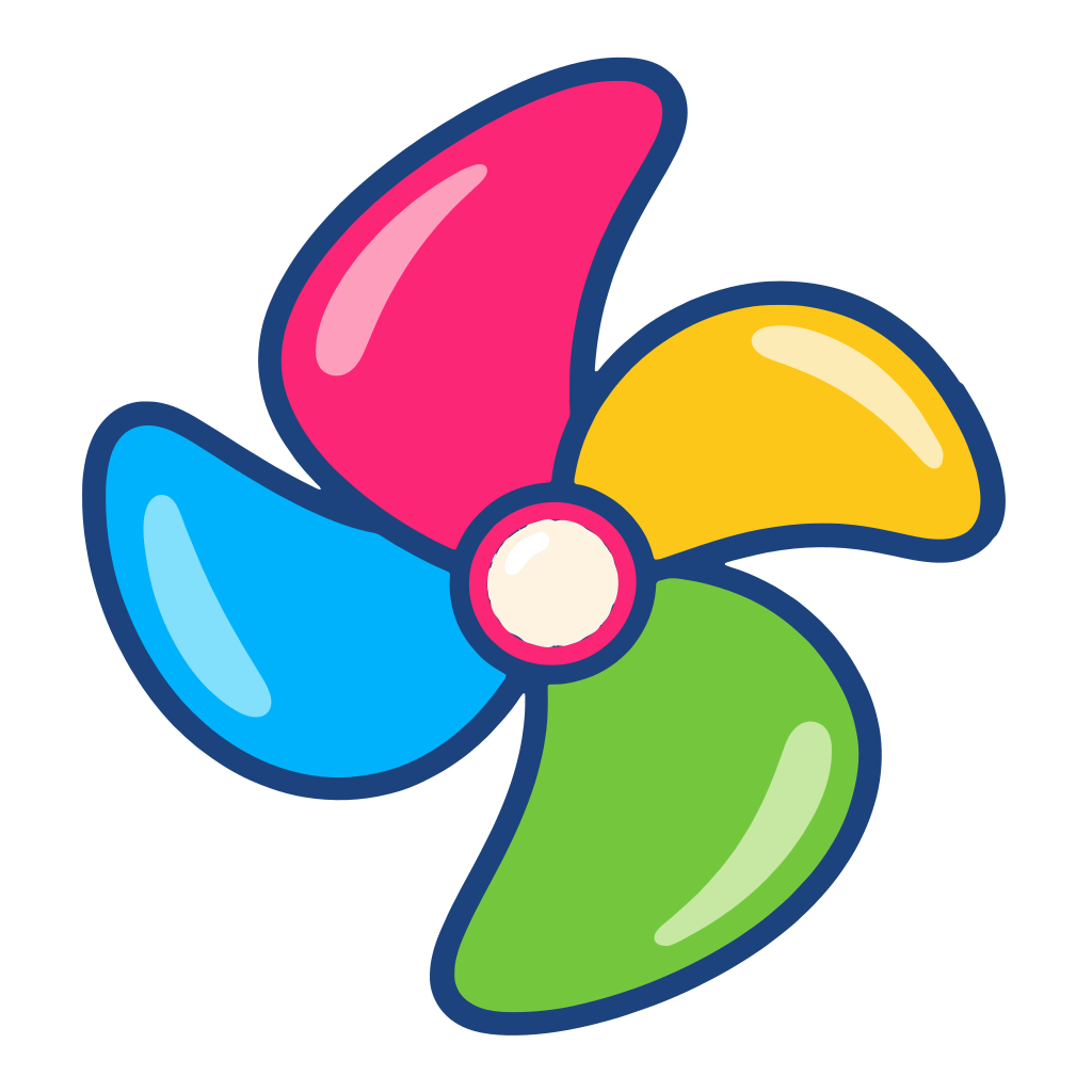 Pinwheel, full color
