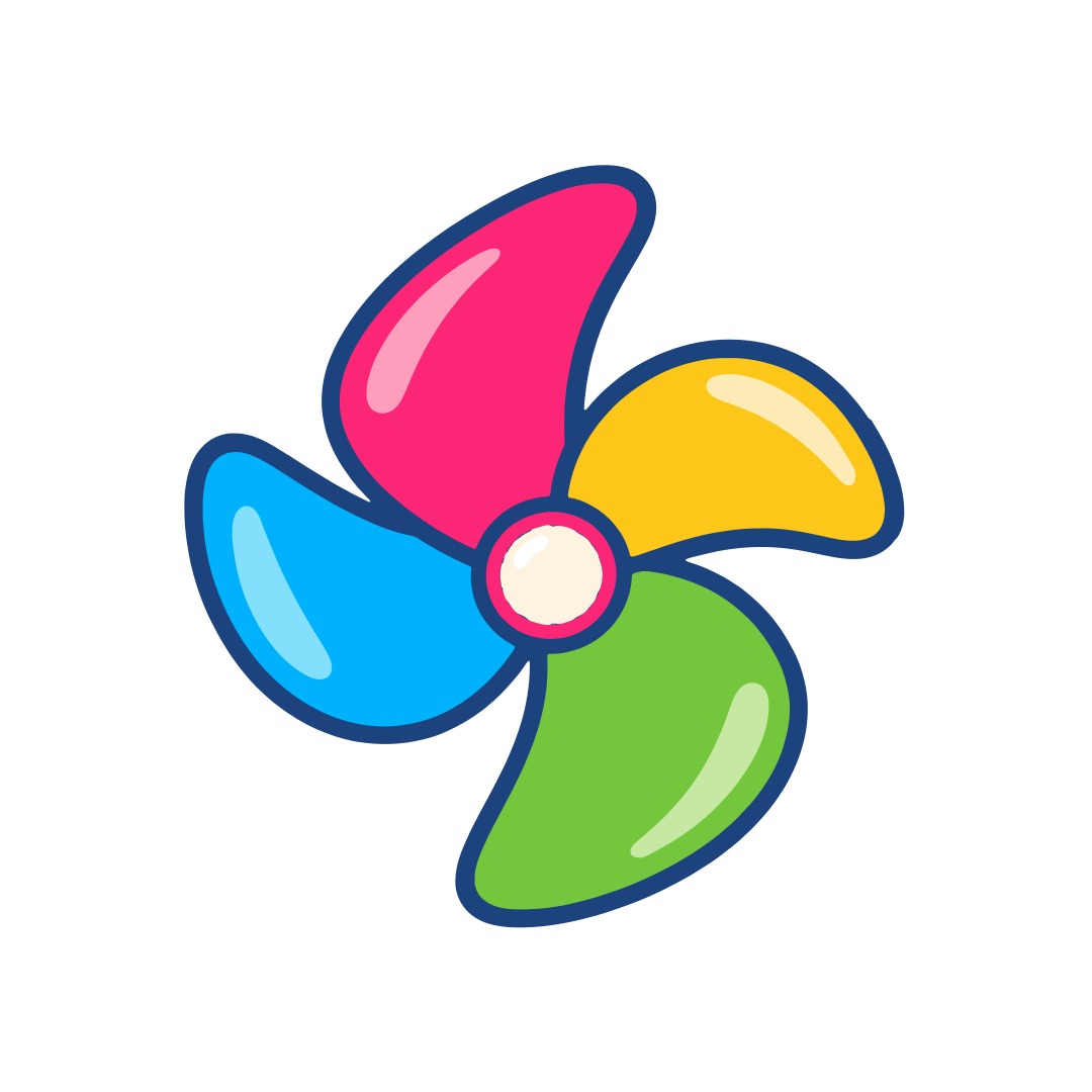 Profile picture, pinwheel, circle crop