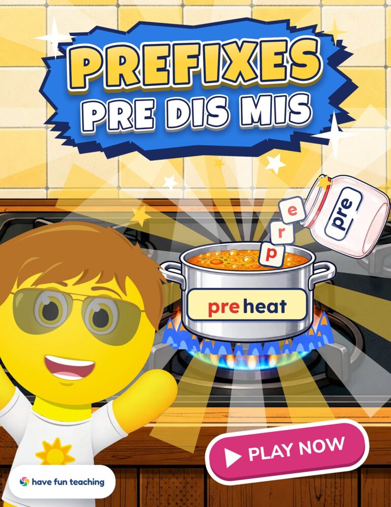Prefixes Pre Dis Mis Game